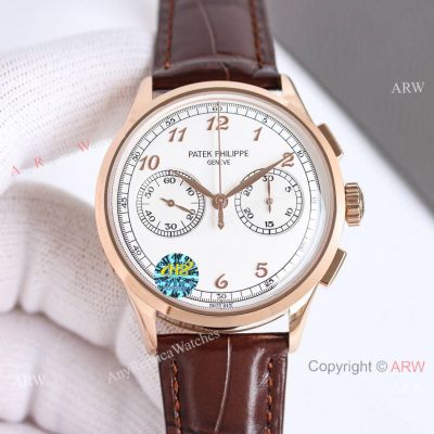 Swiss Copy Patek Philippe Complications 42mm Men's Rose Gold Watches